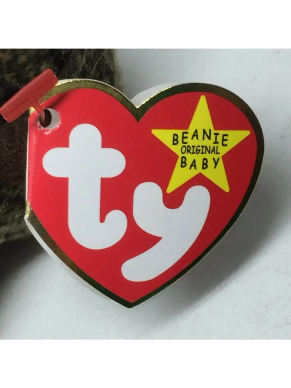 Ty Beanie Baby Cheeks Baboon Plush Stuffed Animal Toy Retired Tag May 18 1999